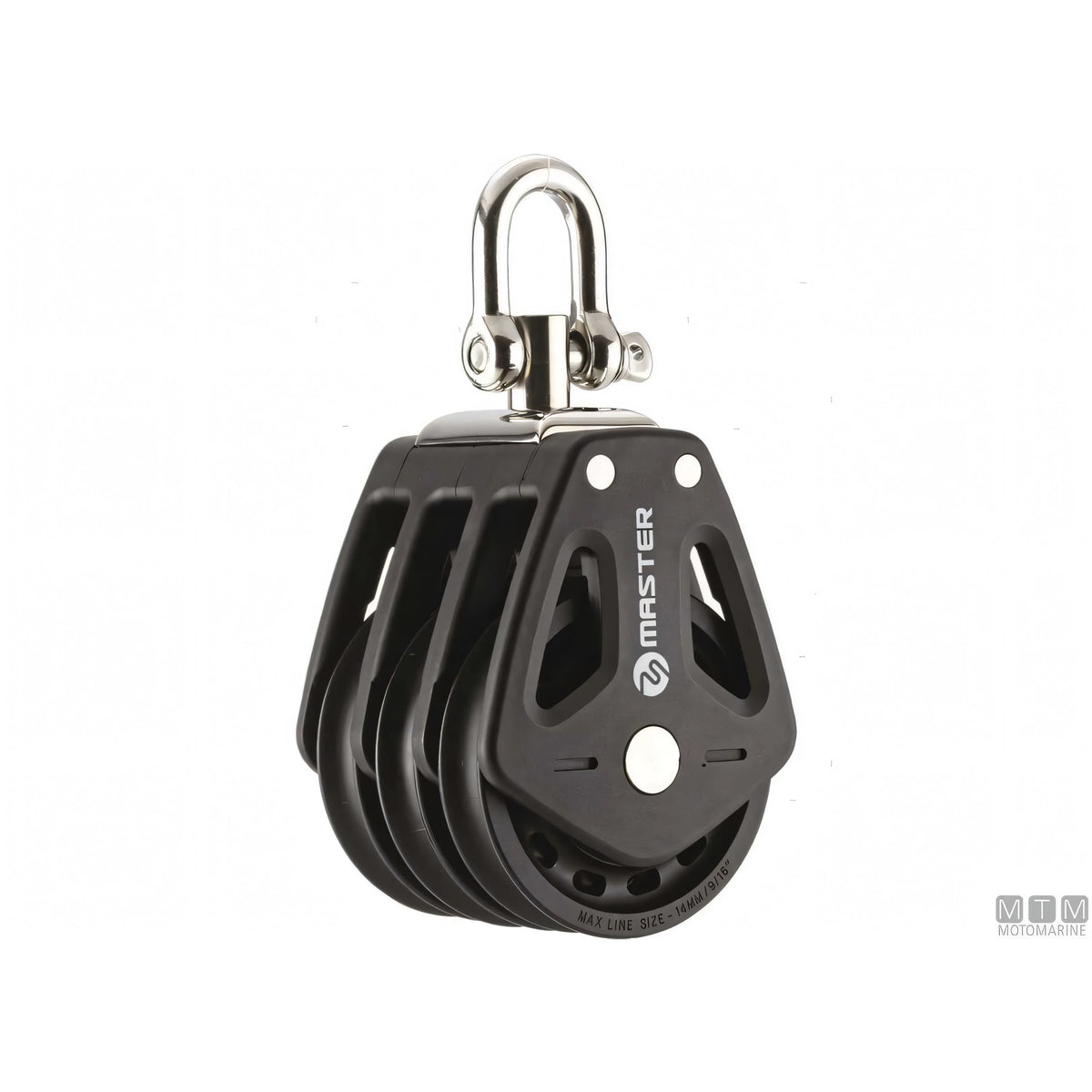 Bozzello Tersma Master puleggia 50mm boccola liscia — Triplo