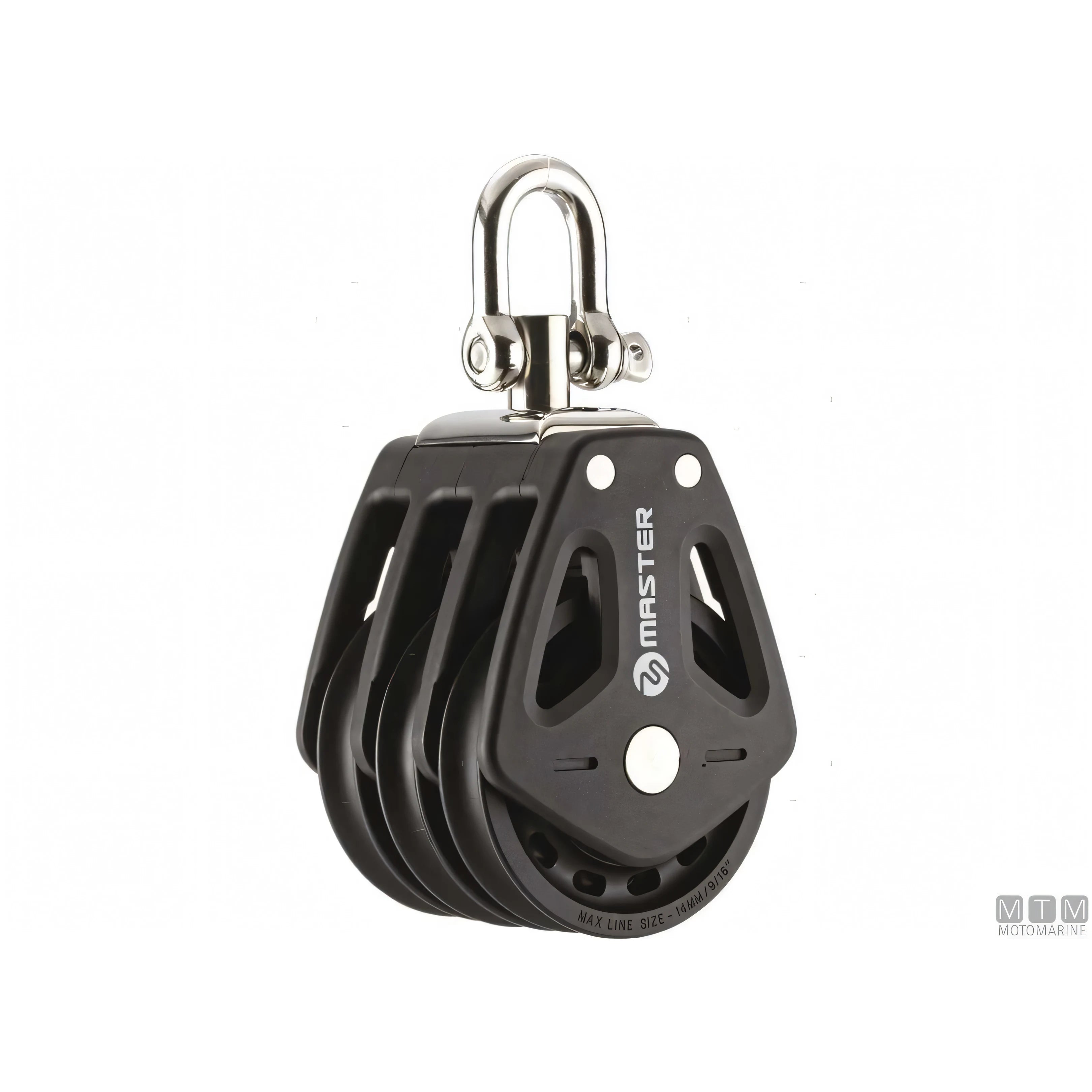Bozzello Tersma Master puleggia 50mm boccola liscia — Triplo