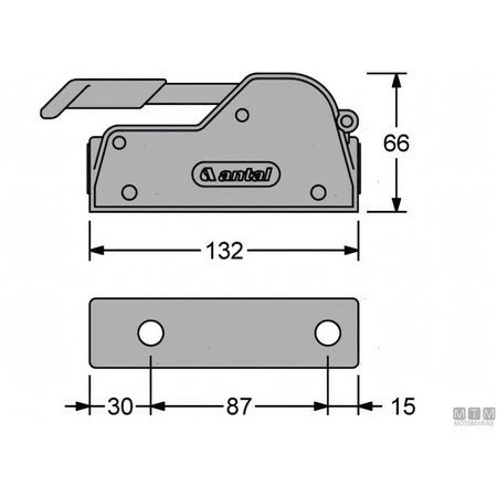 Stopper Antal V-Grip per cime — Singolo 8/12 mm