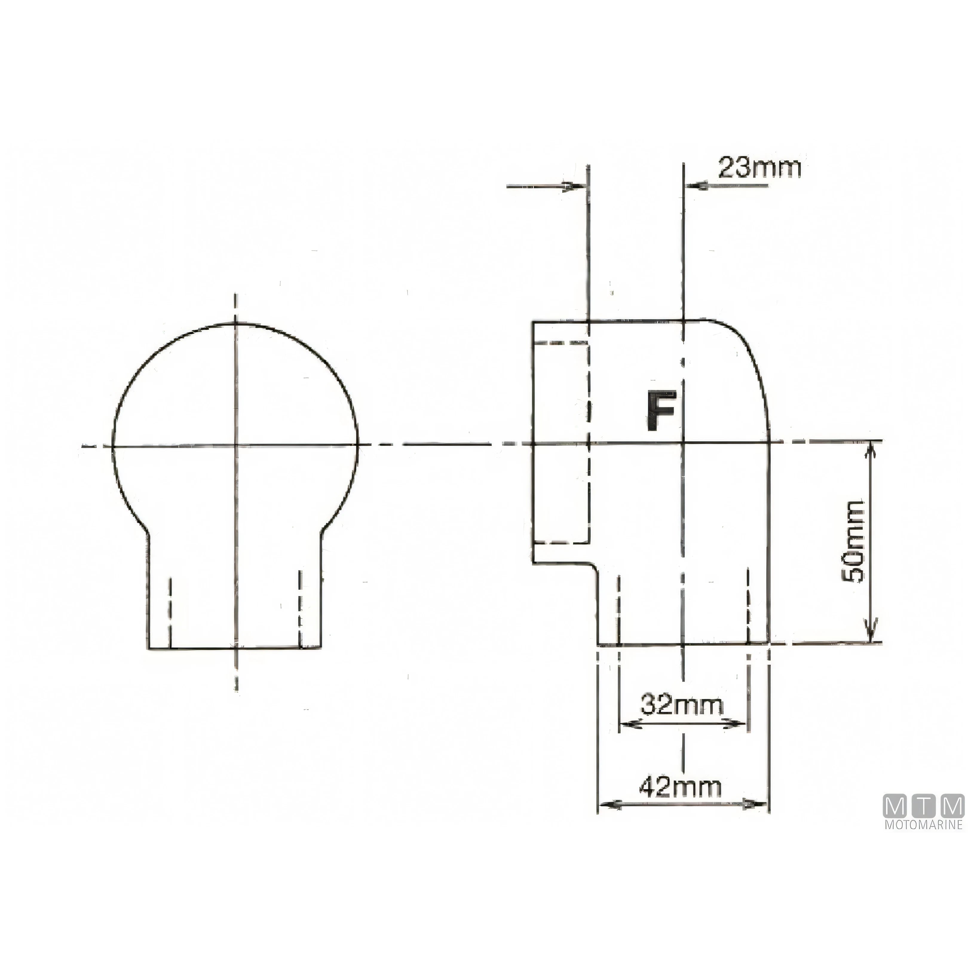 Bowman refrigerante olio DC in lega di Nichel — Manicotto a gomito Ø 32 mm