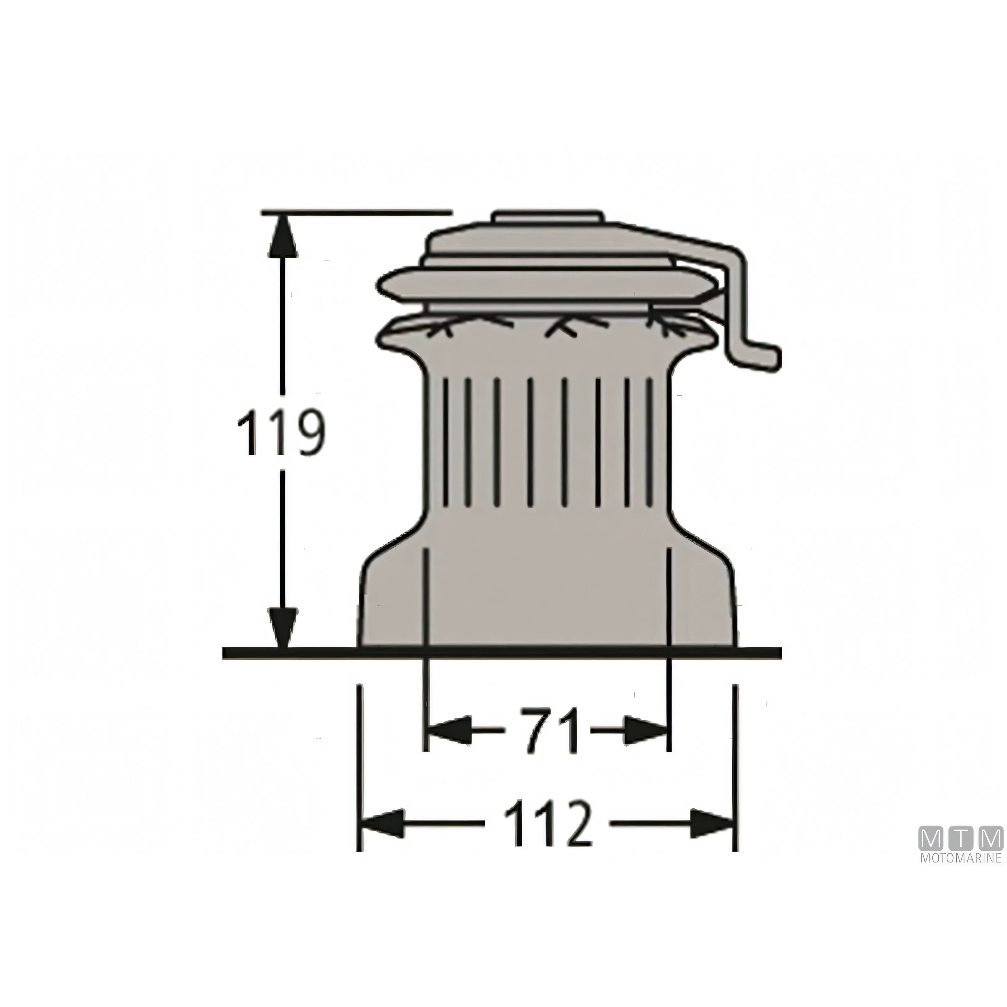 Winch Antal Self-Tailing serie XT — XT16
