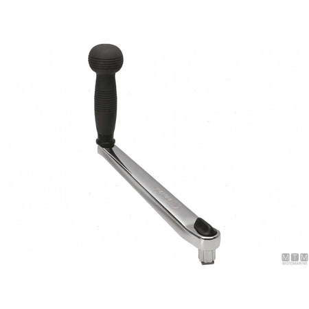 Manovella Antal Chrome per winch, corpo cromato — Ball-Grip