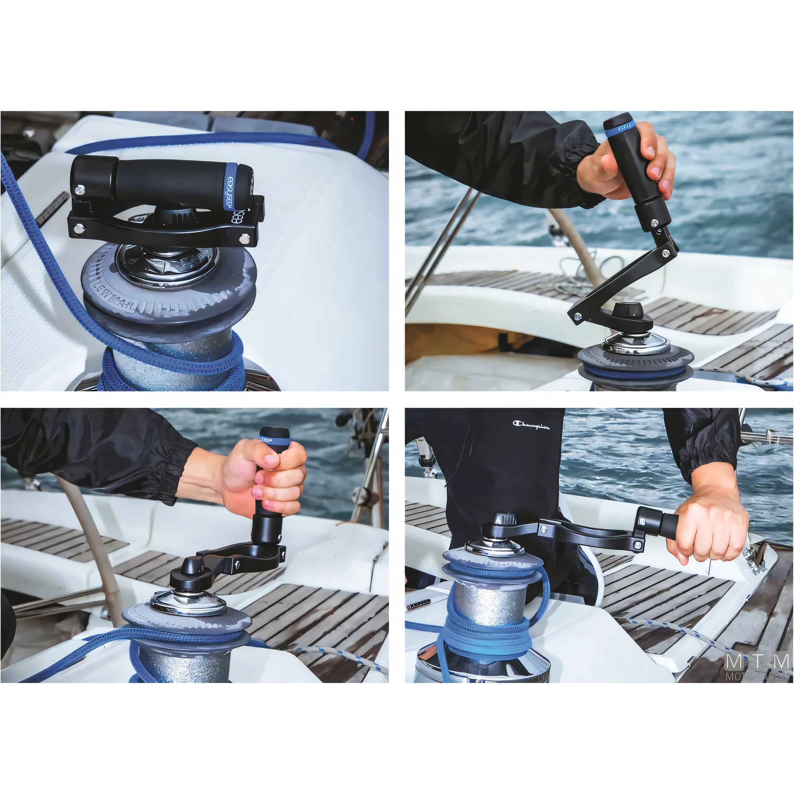 Manovella pieghevole Easysea Flipper in alluminio per verricello — Flipper 8