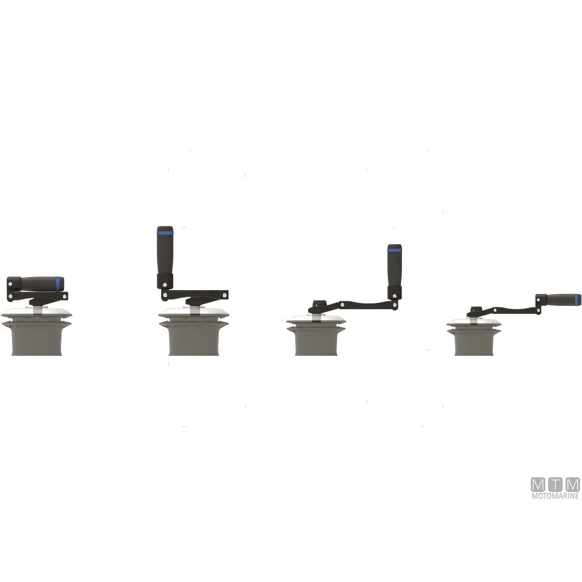 Manovella pieghevole Easysea Flipper in alluminio per verricello — Flipper 8