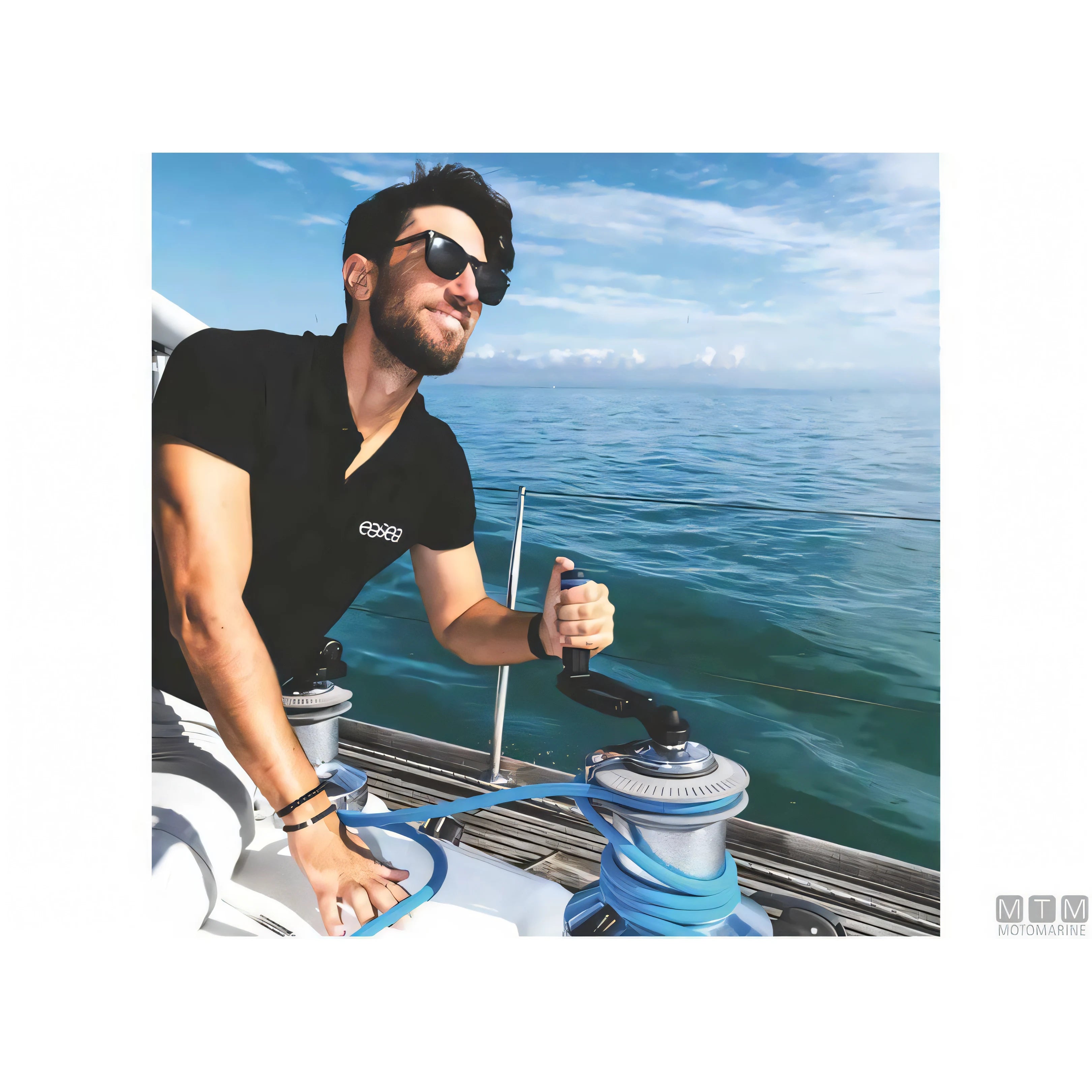 Manovella pieghevole Easysea Flipper in alluminio per verricello — Flipper 8