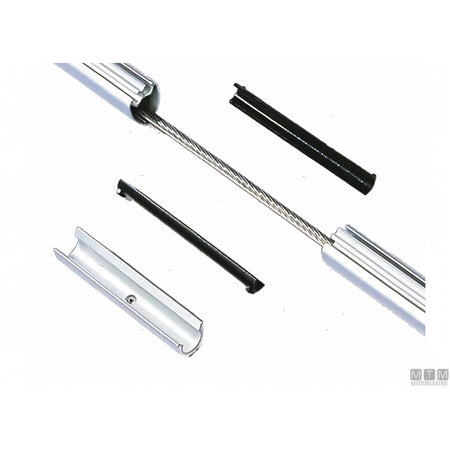 Bamar ricambio avvolgifiocco profilo alluminio — Profilo inferitore - C0