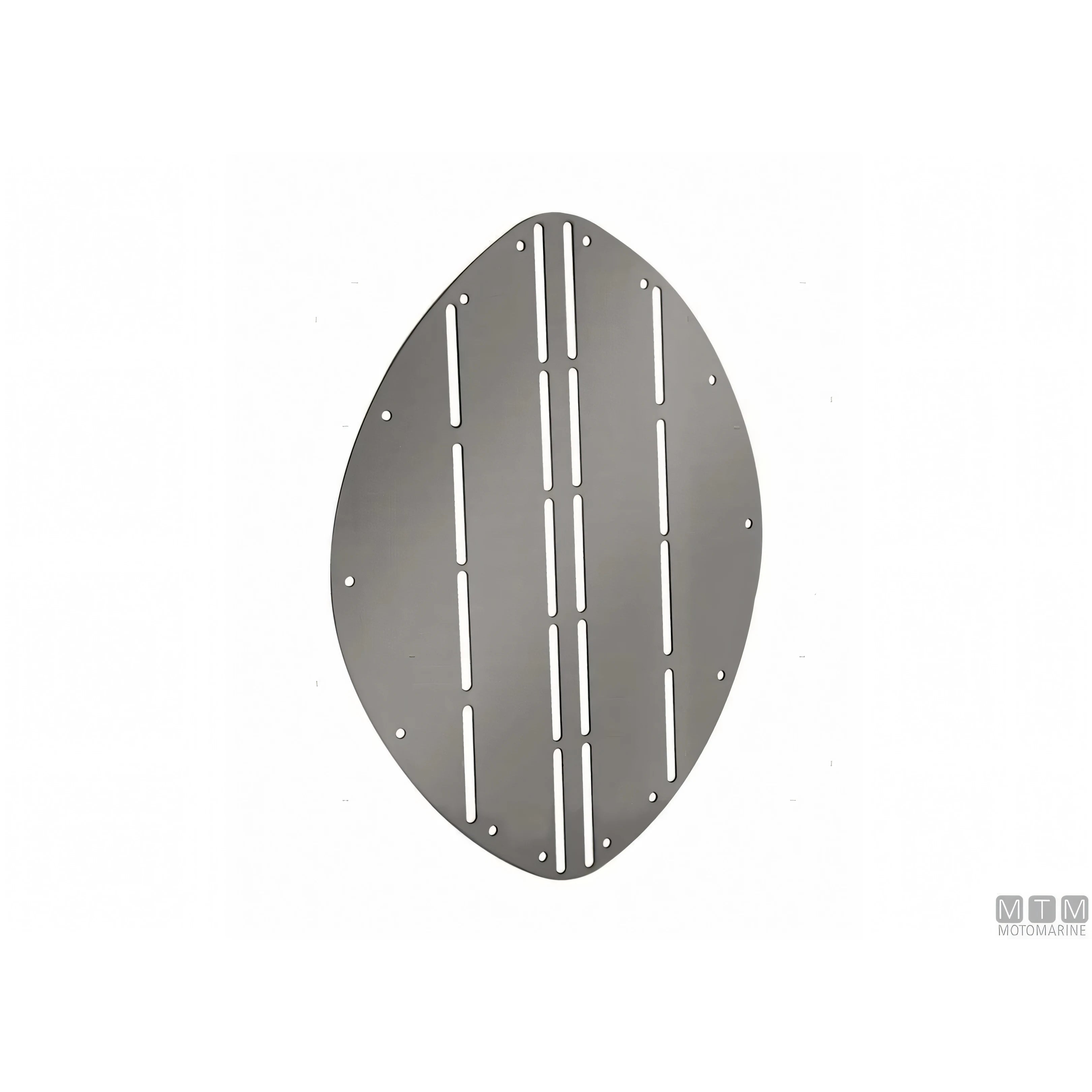 Paraprua Triangolare Sagomabile in Acciaio Inox 35 x 34,5 cm — Elittico
