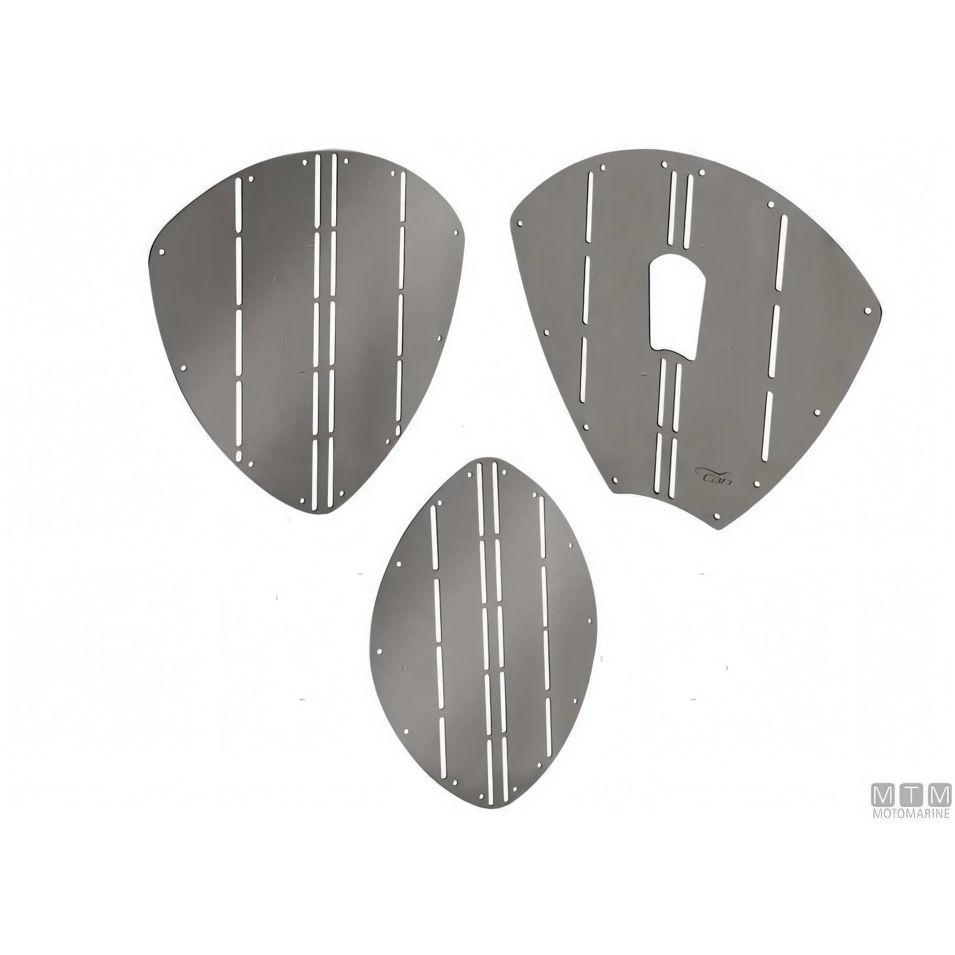 Paraprua Triangolare Sagomabile in Acciaio Inox 35 x 34,5 cm — Elittico