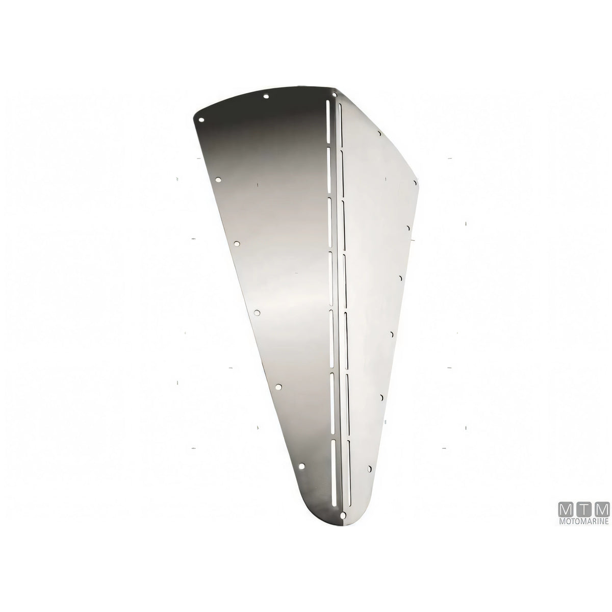 Paraprua Triangolare Sagomabile in Acciaio Inox 35 x 34,5 cm — Elittico