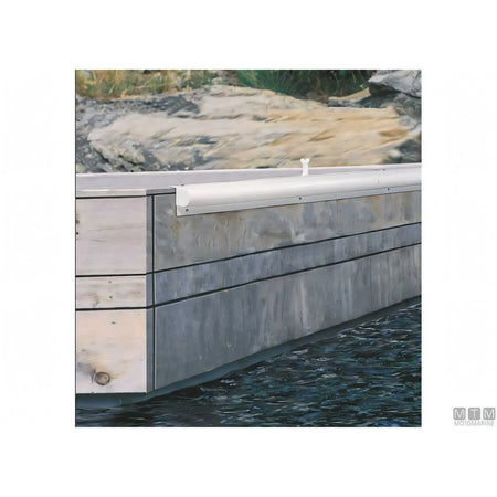 Motomarine Profilo Paracolpi Dock Edge P-Type in PVC marino — Profilo 2,4 m