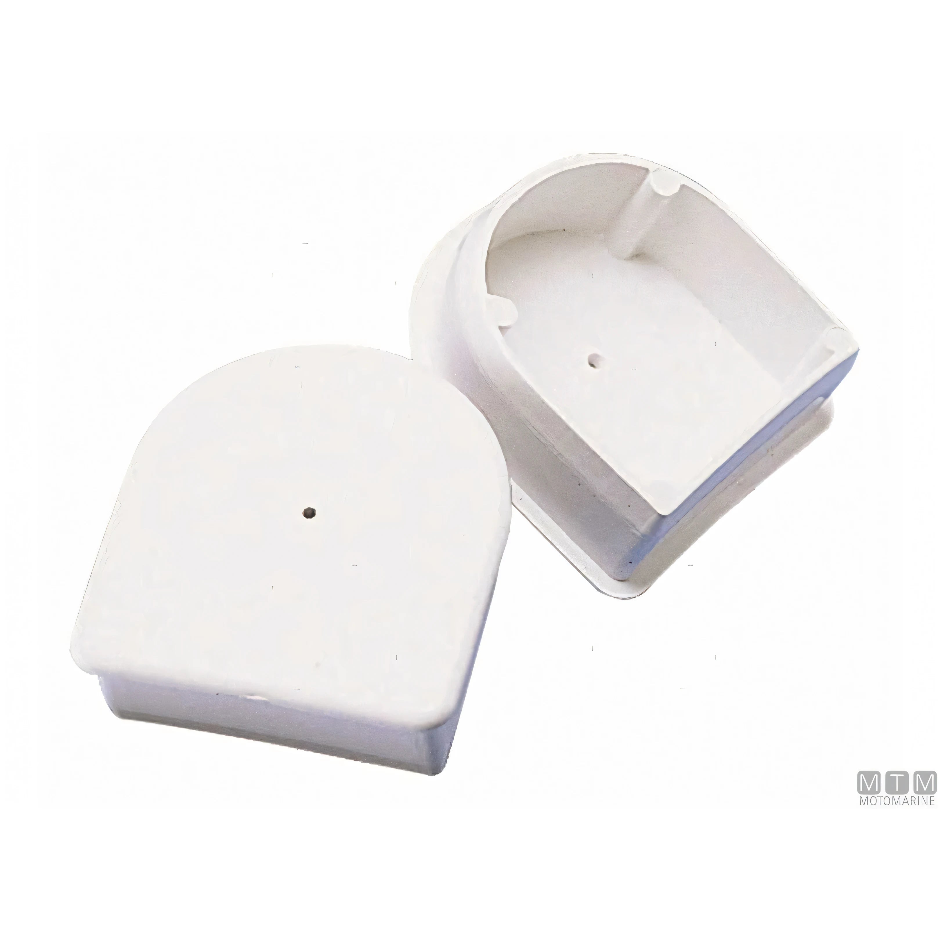 Motomarine Profilo Paracolpi Dock Edge P-Type in PVC marino — Coppia terminali
