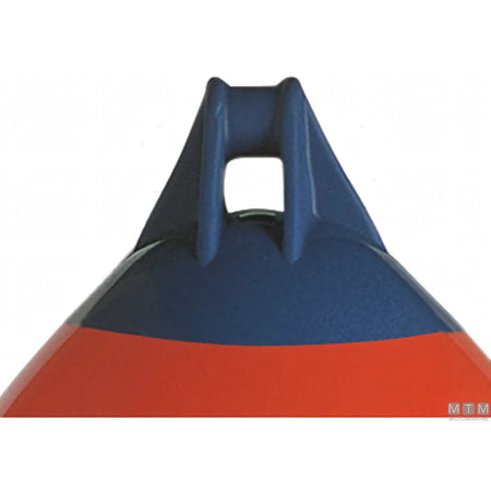 Parabordi a Pera Majoni Serie A Heavy Duty – Bianco e Rosso, 5 Misure Disponibili — A3 Rosso h62cm Ø45cm