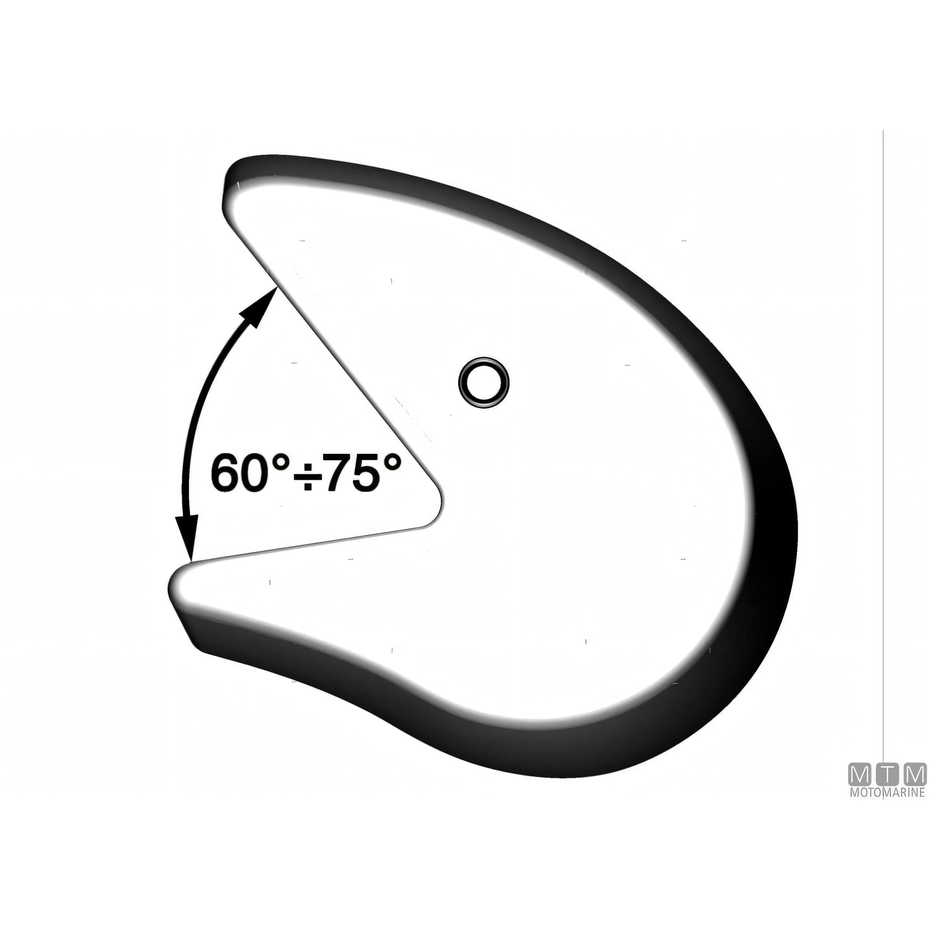 Motomarine Parapoppa Stern Safe — Bianco 60x32 cm
