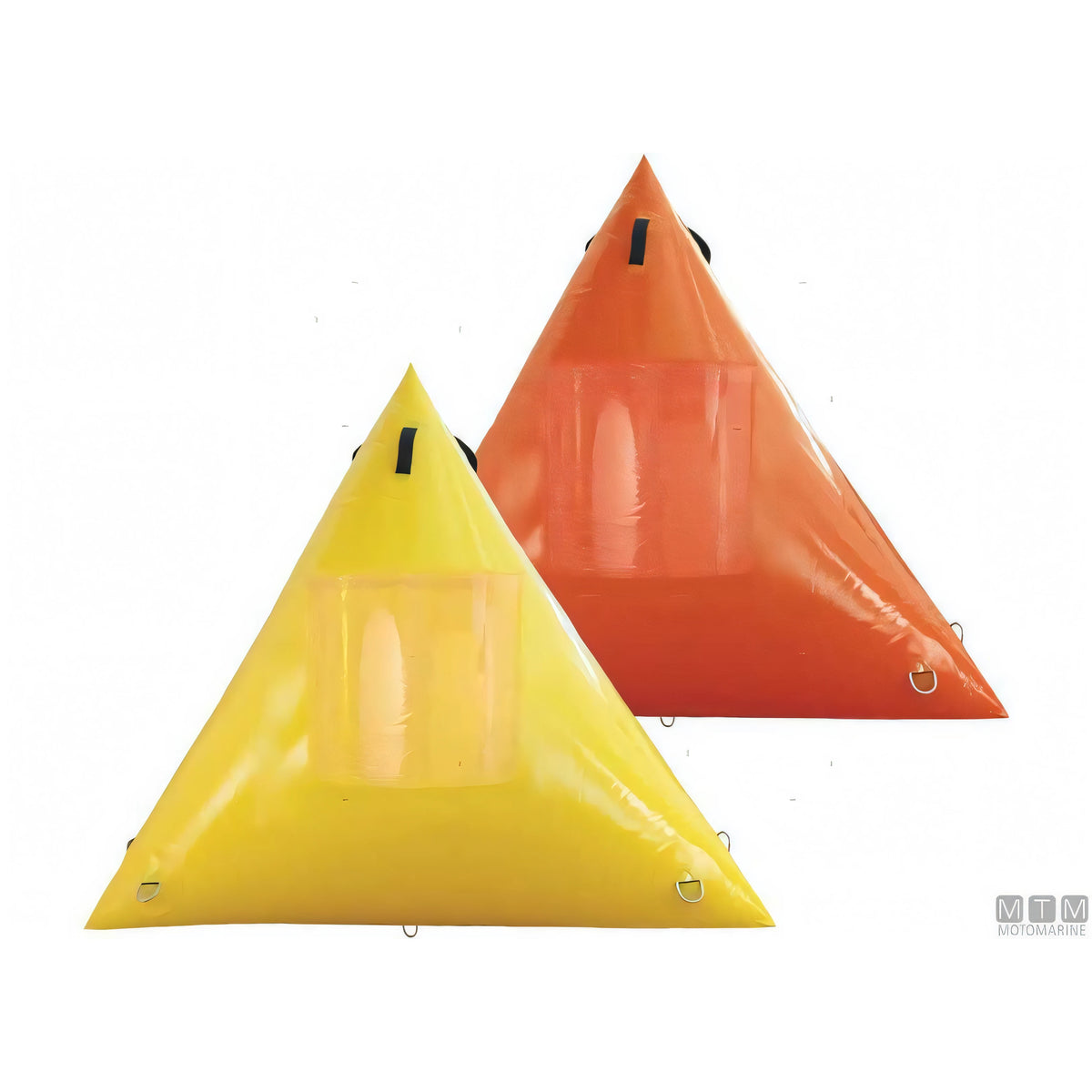 Boa Segnaletica Triangolare da Regata Motomarine — 1.5x1.5x1.5 m - Giallo