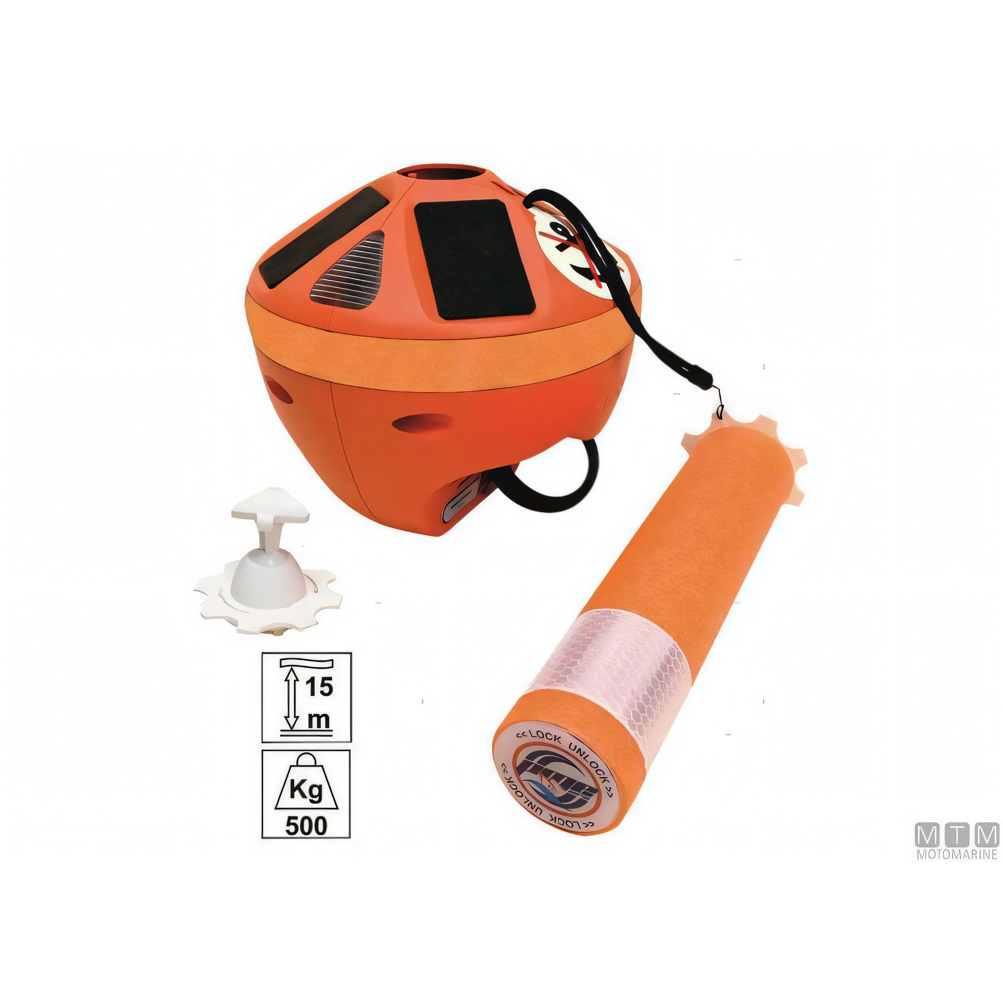 Motomarine Grippiale Segna-Ancora Grippy con cima autoavvolgente — Basic