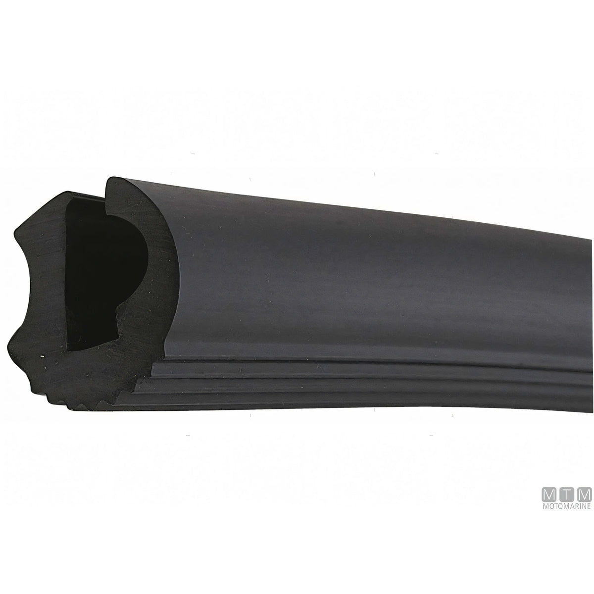 Bottazzo Profilo Parabordo ECO1 Nero (25mm) – Finitura Giunzioni a Labbro — ECO1 nero 24 metri