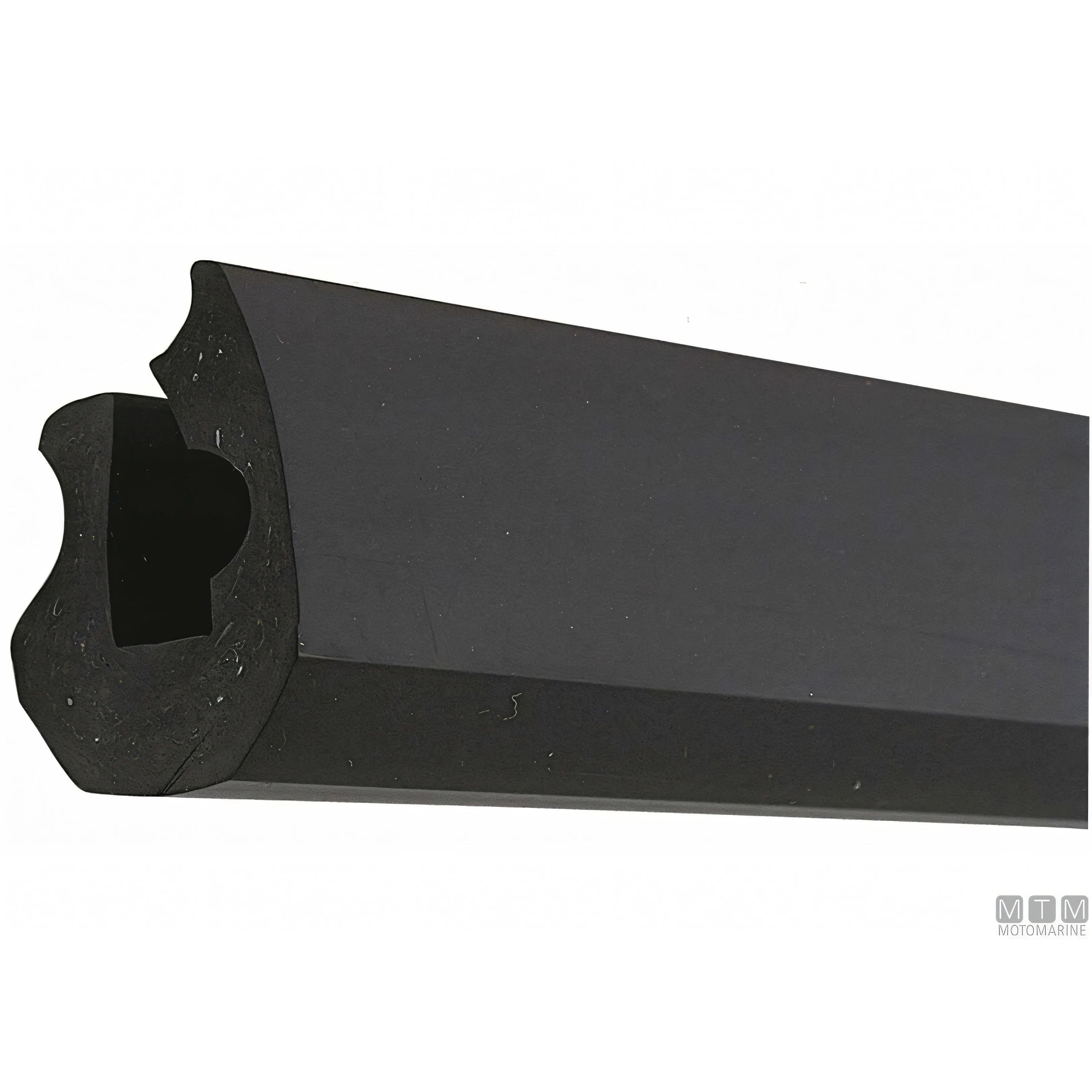 Tessilmare Bottazzo Profilo Parabordo ECO2 in PVC — Nero - 12 m