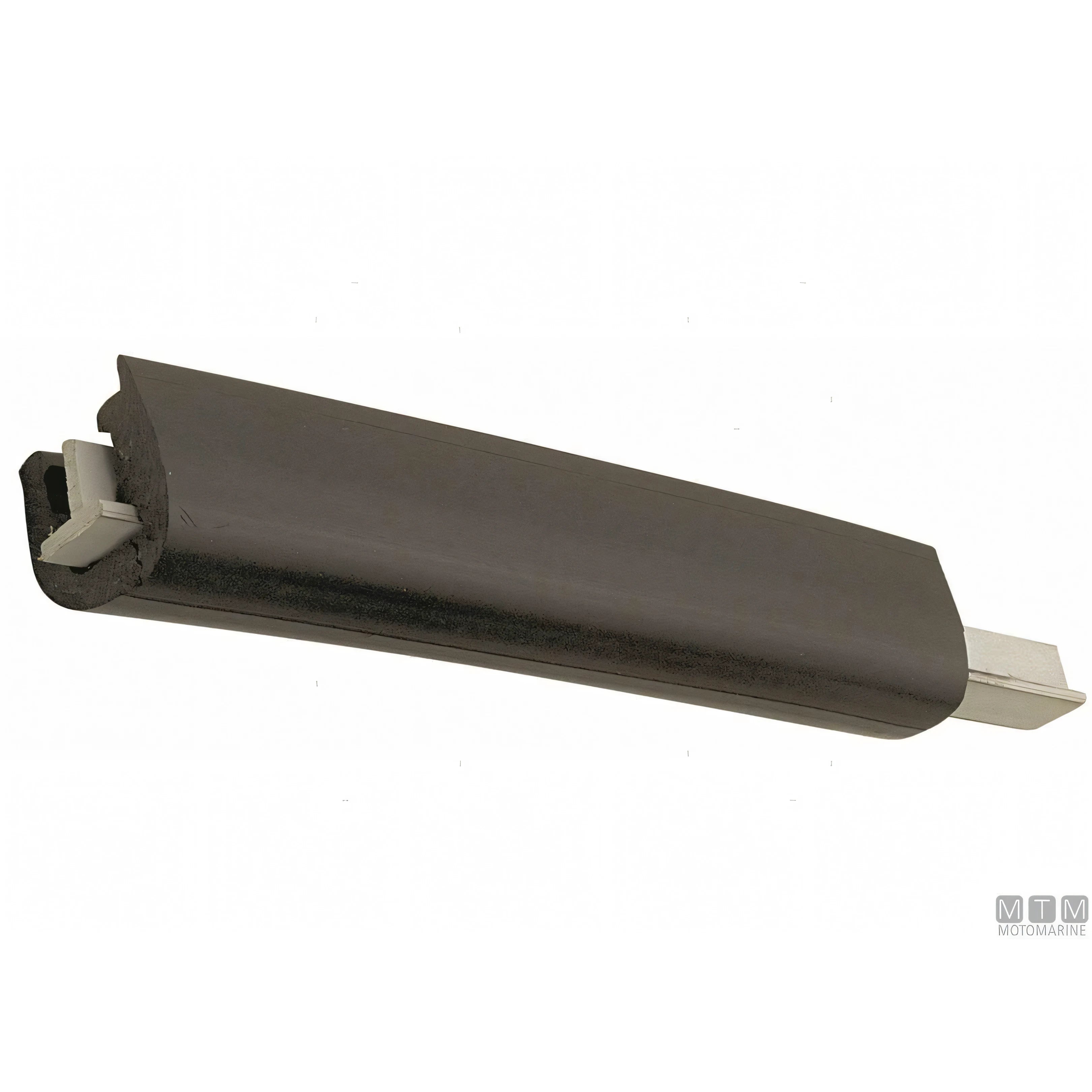 Bottazzo Profilo Parabordo a T Tipo T2 in PVC Nero H 45 mm — Profilo 16 m