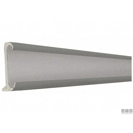 Bottazzo Profilo Parabordo U2 Bianco (35mm) – Sistema per Fiancate Piane — Supporto Rigido U2