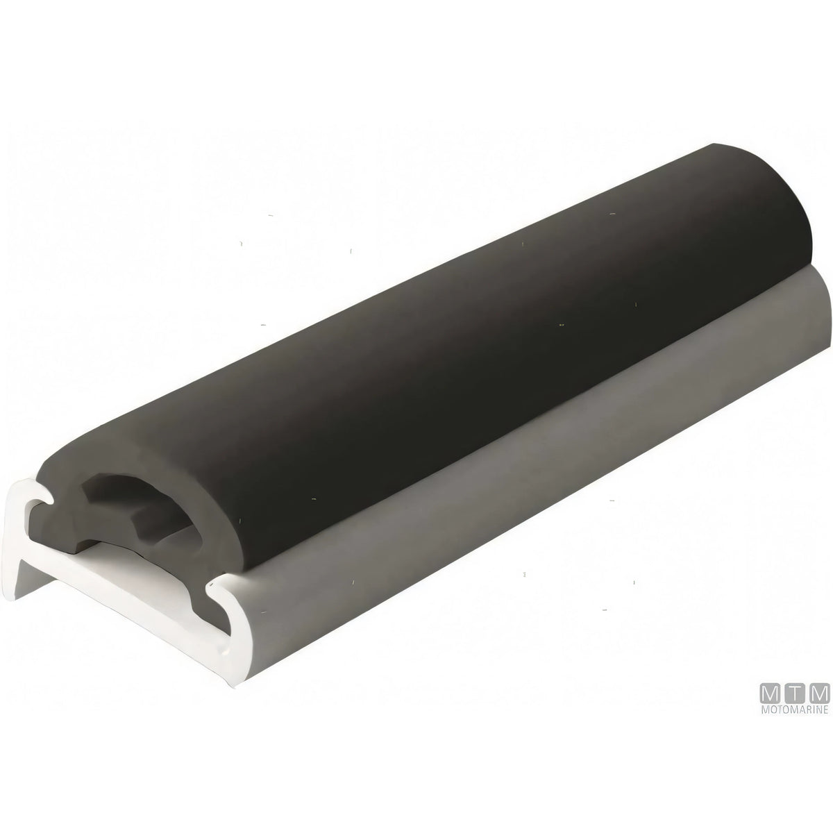 Bottazzo Profilo Parabordo U2 Nero (35mm) – Sistema per Fiancate Piane — U2 Nero 12 metri