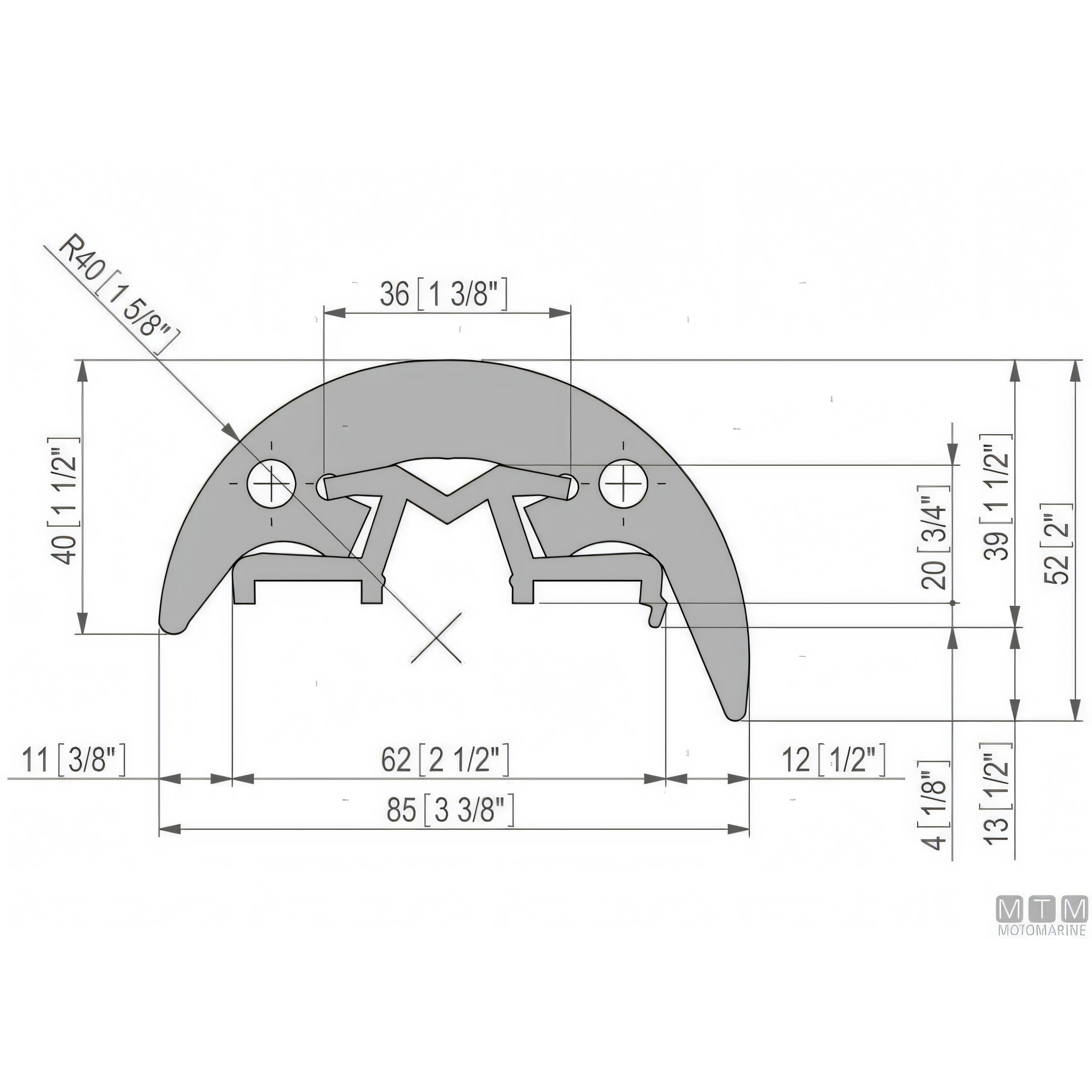 Tessilmare Bottazzo Profilo Parabordo Radial h85mm — vista 14
