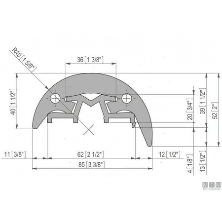 Tessilmare Bottazzo Profilo Parabordo Radial h85mm — vista 14