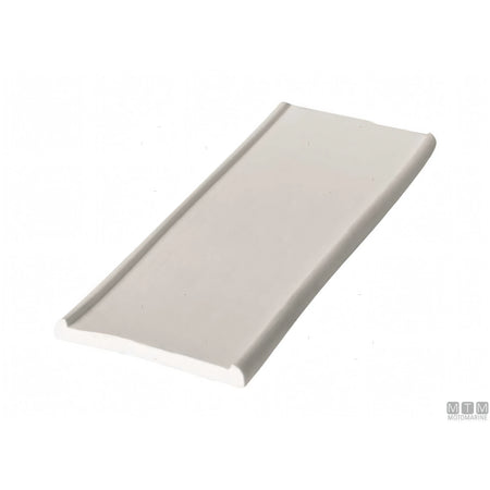 Tessilmare Profilo Parabordo Sphaera Acciaio Inox — Base bianca Slim h30mm x12m