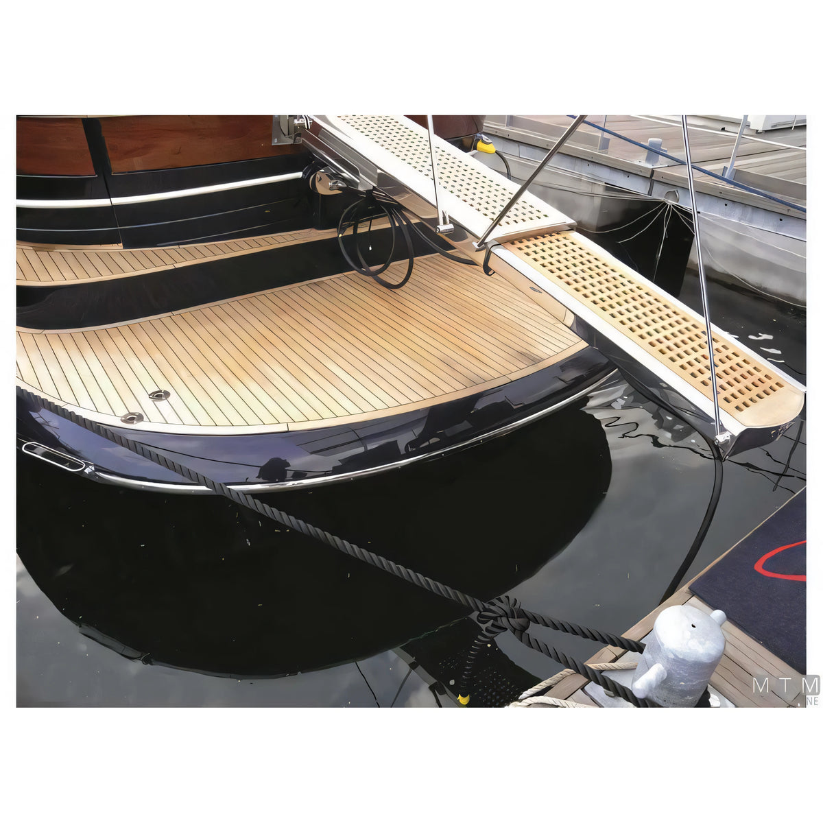Profilo Parabordo Sphaera Tessilmare con Base in Acciaio Inox — Profilo h25mm x 3m