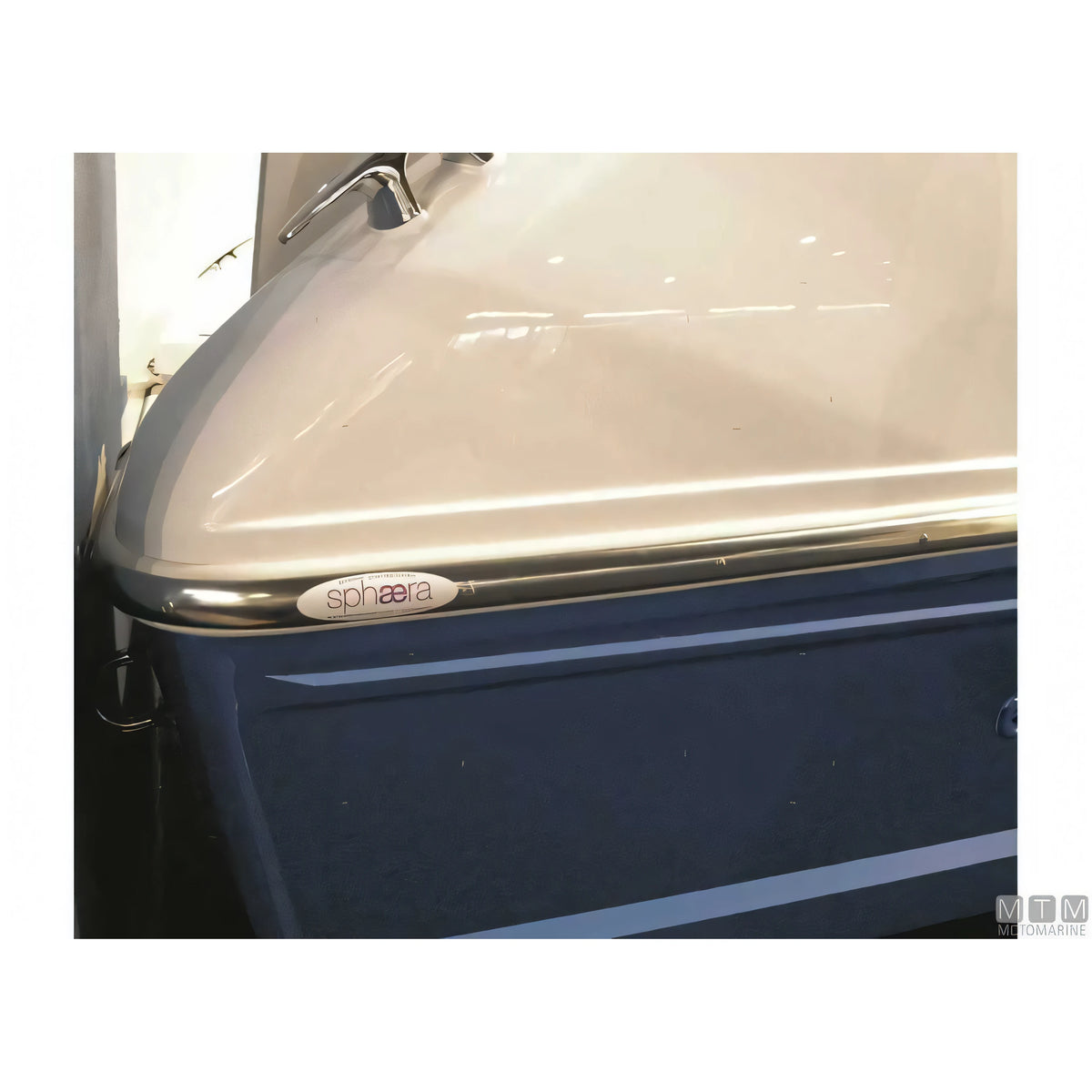 Profilo Parabordo Sphaera Tessilmare con Base in Acciaio Inox — Profilo h25mm x 3m