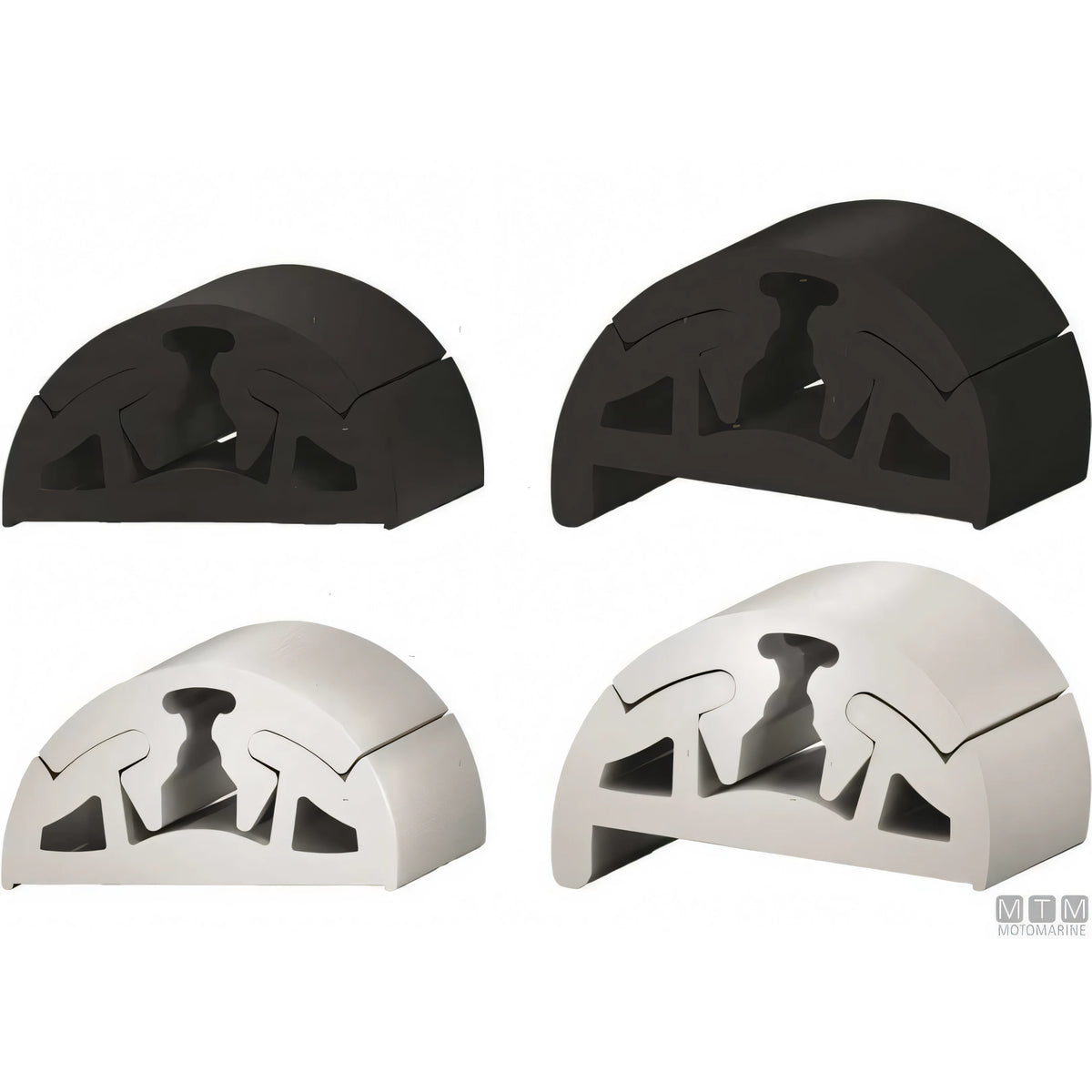 Bottazzo Profilo Parabordo Bino Tessilmare in PVC — Profilo h40mm Nero 12m