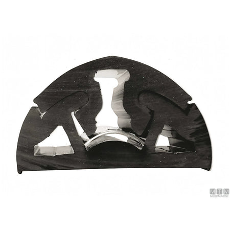 Tessilmare Bottazzo Parabordo Bino profilo PVC — Profilo h65mm Nero 12m
