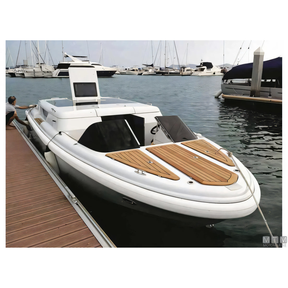Bottazzo Profilo Parabordo Bino Tessilmare in PVC — Profilo h65mm Nero 12m