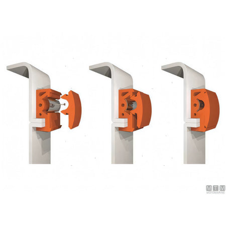 Bottazzo Profilo Parabordo QBE Tessilmare Nero in PVC — Profilo H65 - 12m