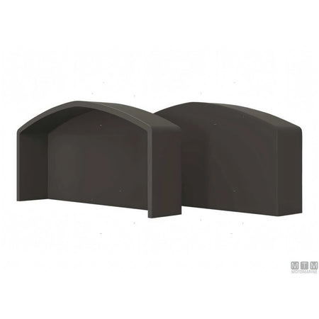 Bottazzo Profilo Parabordo QBE Tessilmare Nero in PVC — Profilo H65 - 12m