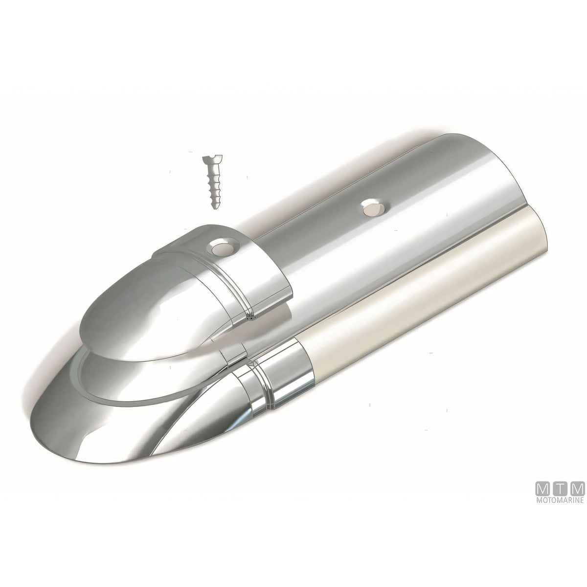 Tessilmare Profilo Parabordo Sphaera Acciaio Inox — Coppia terminali h50mm