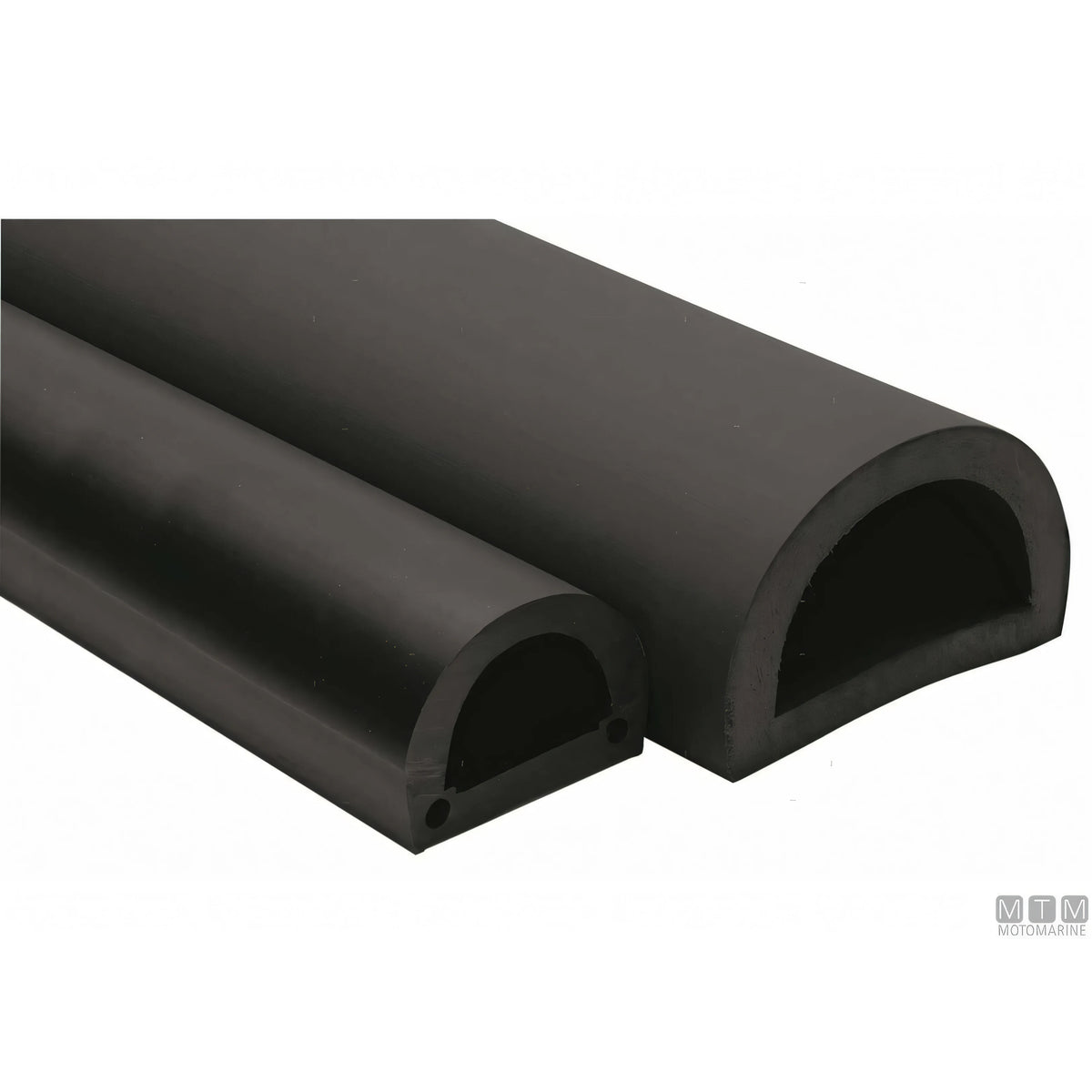 Tessilmare profilo paracolpi in PVC nero — H 60 mm