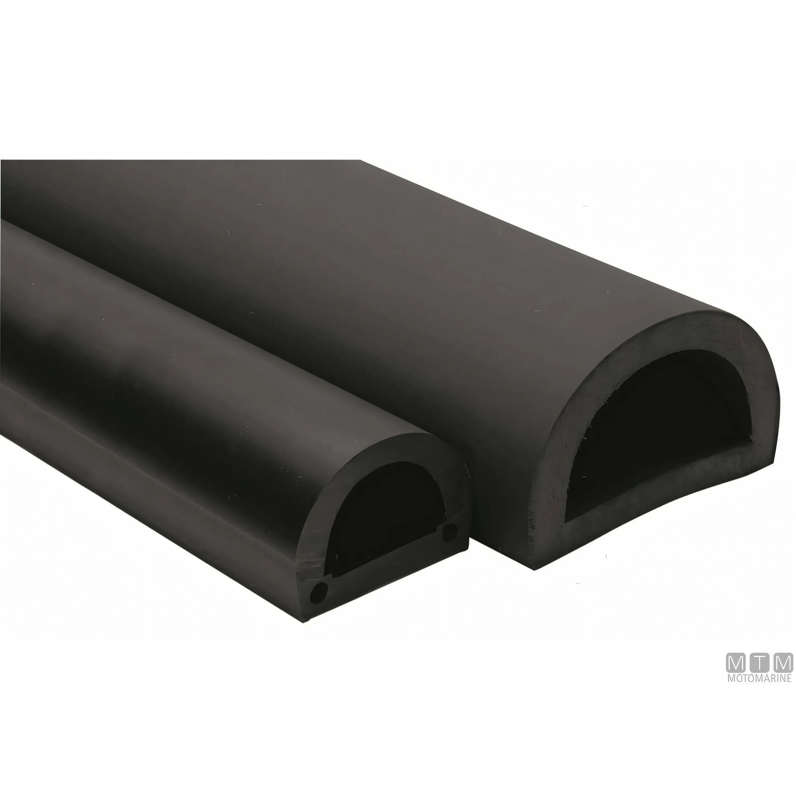 Tessilmare profilo paracolpi in PVC nero — H 60 mm