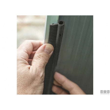 Guarnizione Trim-Lok co-estrusa EPDM PVC per bordi 2-7 mm — 15 m