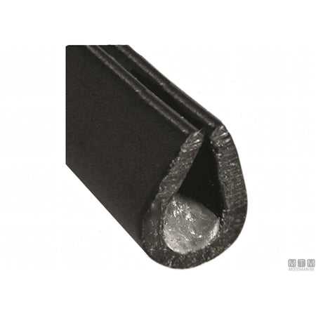 Trim-Lok profilo Edge-Guard PVC per bordi fino a 3 mm — Nero