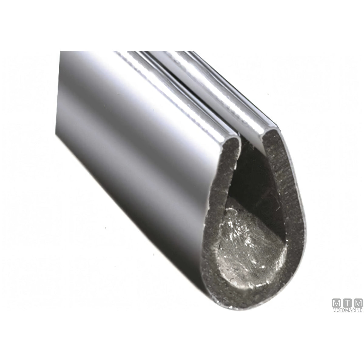Trim-Lok profilo Edge-Guard PVC per bordi fino a 3 mm — Cromato