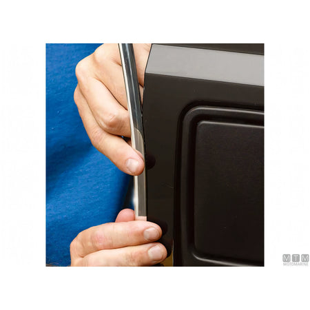 Trim-Lok profilo Edge-Guard PVC per bordi fino a 3 mm — Cromato