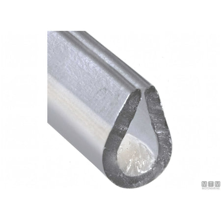 Trim-Lok profilo Edge-Guard PVC per bordi fino a 3 mm — Trasparente