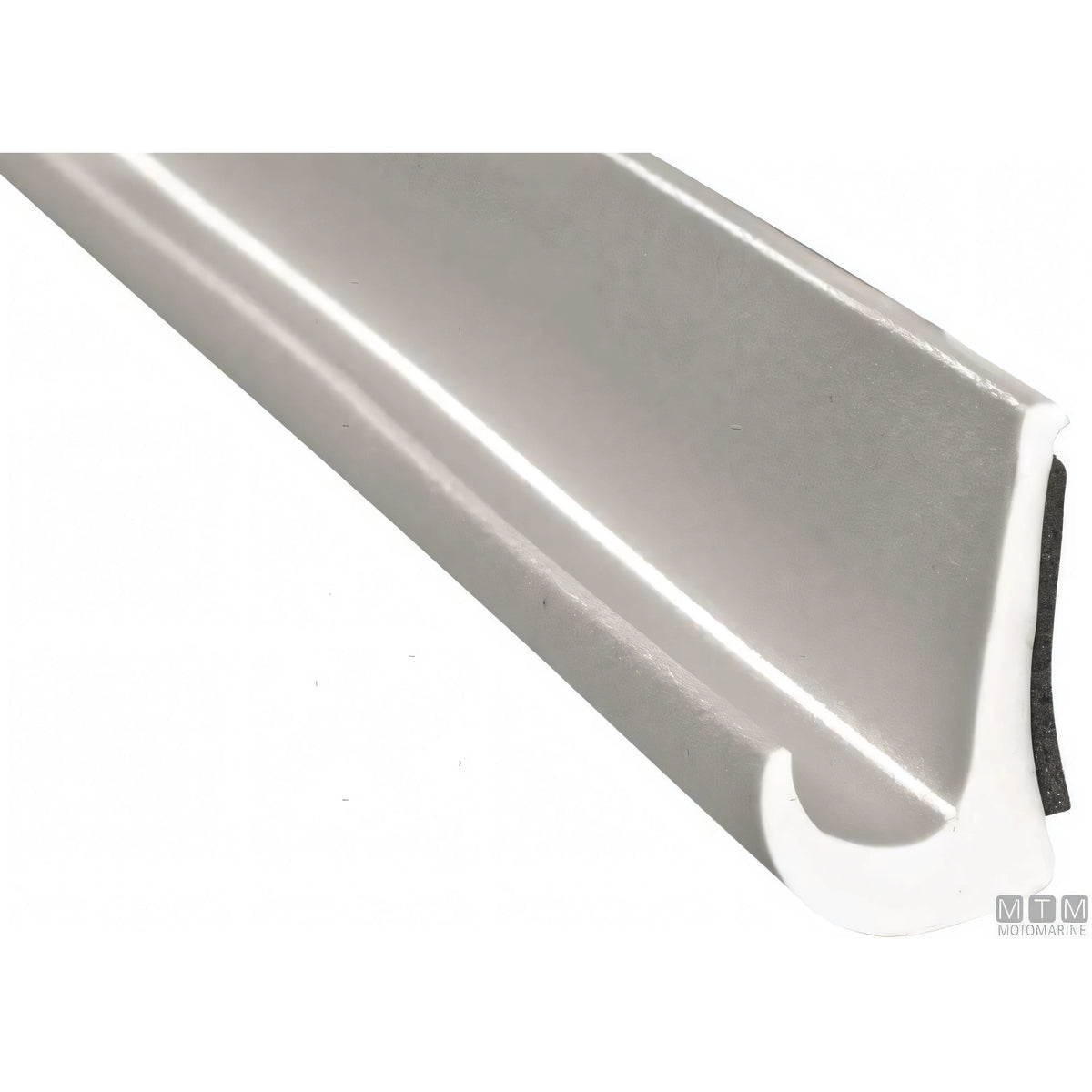 Trim-Lok profilo Drip Rail in PVC con adesivo 3M — Nero 15 m