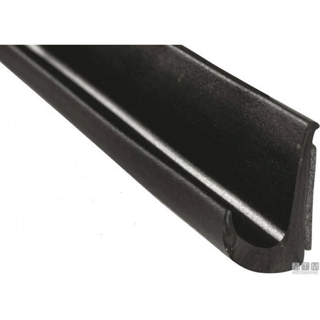 Trim-Lok profilo Drip Rail in PVC con adesivo 3M — Nero 15 m