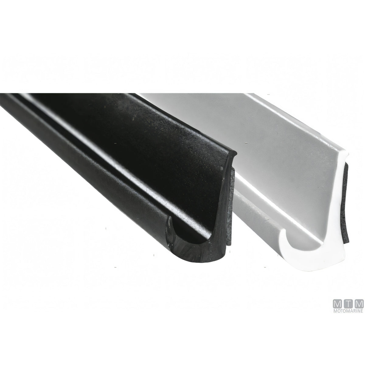 Trim-Lok profilo Drip Rail in PVC con adesivo 3M — Nero 15 m