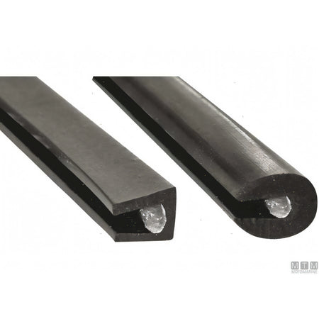 Trim-Lok profilo Rubber Edge in neoprene per bordi — Rotonda 1-3 mm