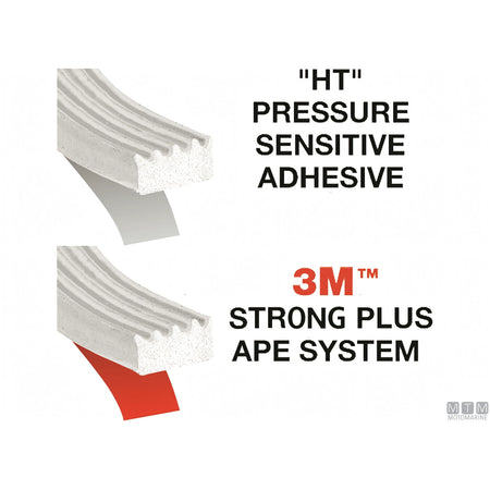 Trim-Lok guarnizione Ribbed Rubber gomma EPDM adesiva — vista 8