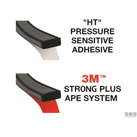 Trim-Lok guarnizione Flat Rubber gomma EPDM adesiva — vista 5