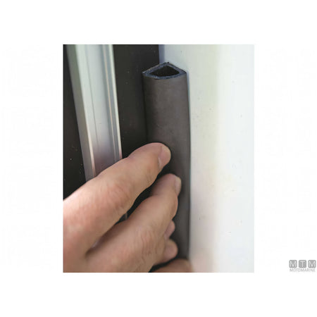 Guarnizione Trim-Lok Delta Rubber adesiva in gomma EPDM nera — HT 15 m