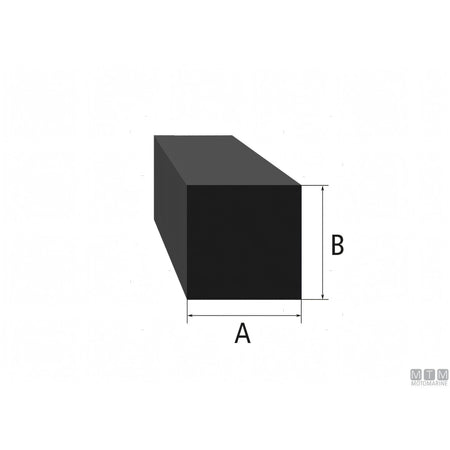 Guarnizione in gomma EPDM 11 mm bobina 25 metri — 11 mm